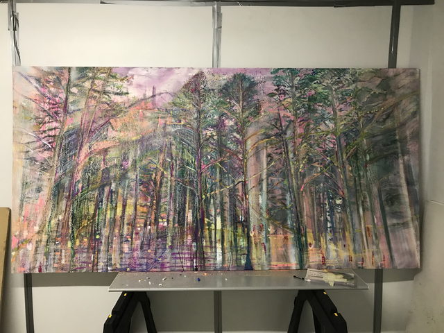 Woodland painting nearing completion